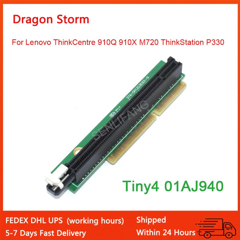 ใหม่ PCIE16 ขยายกราฟิกการ์ดสําหรับ Lenovo ThinkCentre 910Q 910X M720 ThinkStation P330 Tiny4 01AJ940