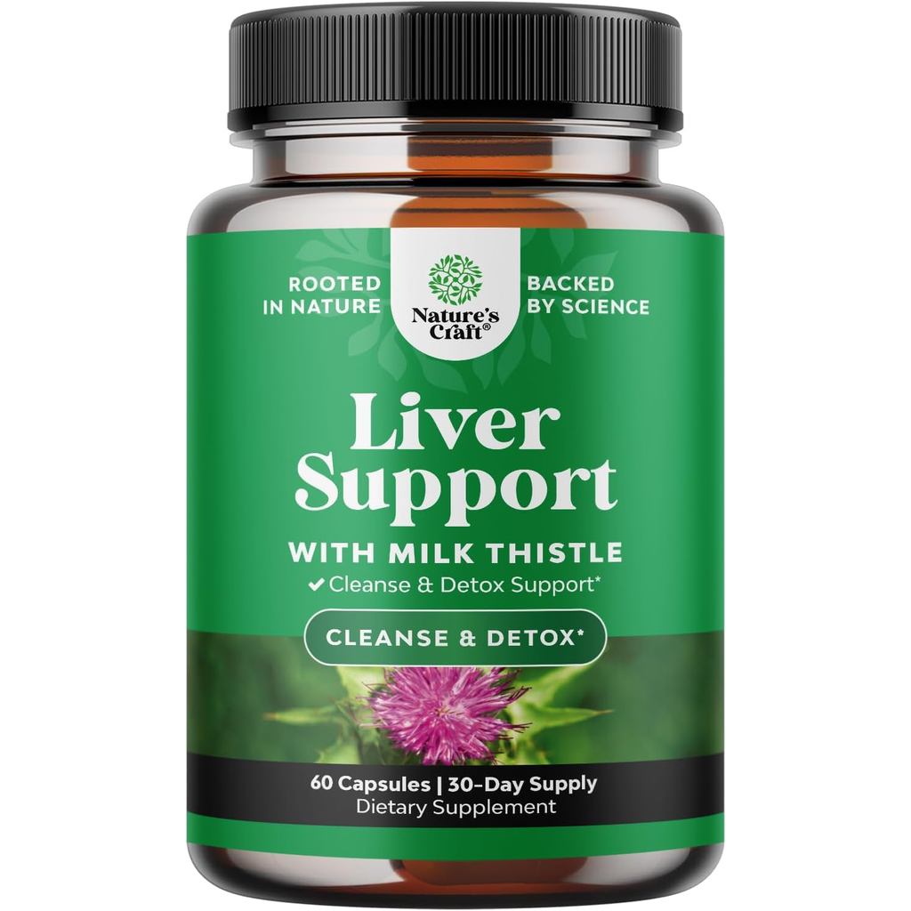 Milk Thistle อาหารเสริมตับ - อาหารเสริมตับสมุนไพรพร้อม Silymarin Milk Thistle Extract Dandelion Root