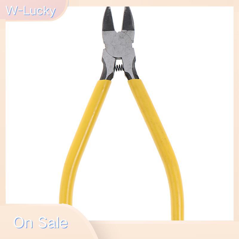 W-Lucky 6" Flush Cut เครื่องตัดด้านข้าง คีมตัดคีม ด้ามจับ PVC เครื่องตัดลวด