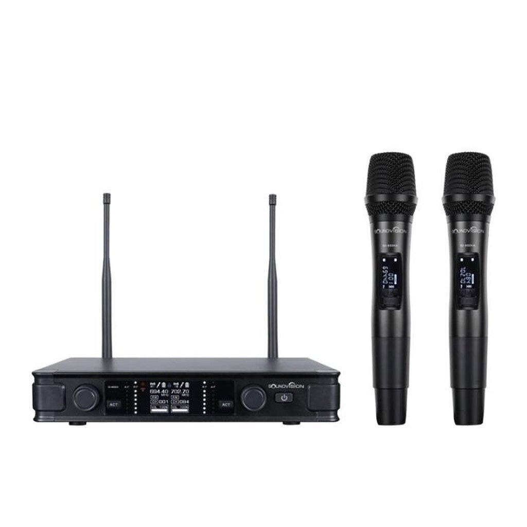 ไมค์ลอย SOUNDVISION SU-850DA และ SOUNDVISION SU-850DG ไมค์ไร้สายคู่ UHF ระยะ 60-100 เมตร