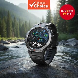  T-Rex 3 Swim Smart Watch Waterproof Flashlight Amoled Sport GPS for Men Women 100+ Sport Modes