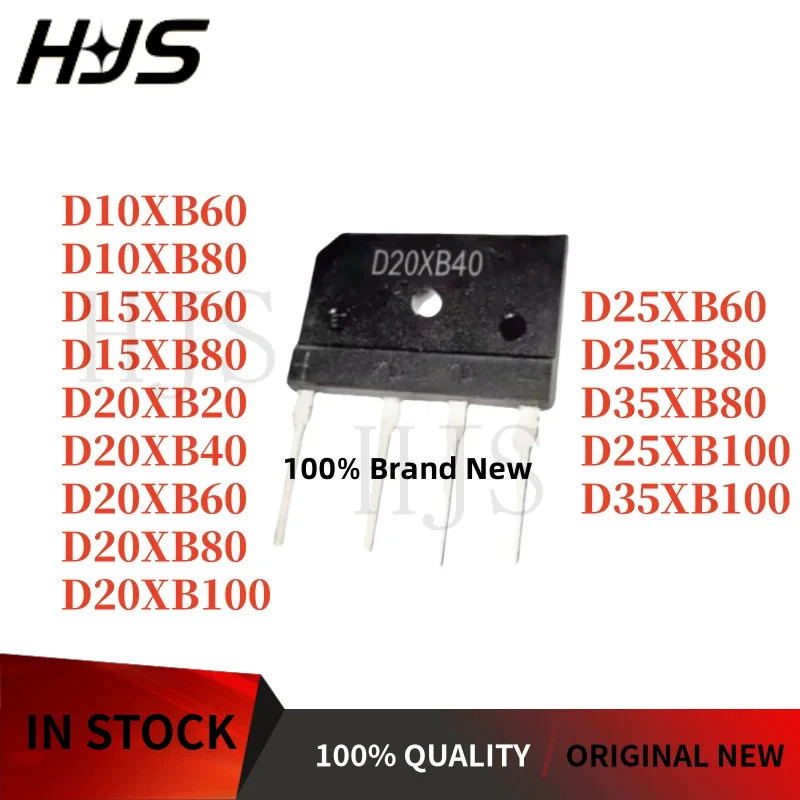 5PCS D10XB80 D15XB60 D15XB80 D20XB20 D20XB40 D20XB60 D20XB80 D20XB100 D25XB60 D25XB80 D25XB100 D35XB