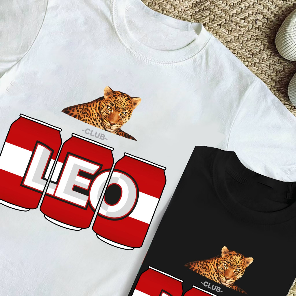 Leo the Lion Casual T เสื้อ 100% Cotton S-5XL ผู้ชายผู้หญิง Street อเนกประสงค์แฟชั่น Top