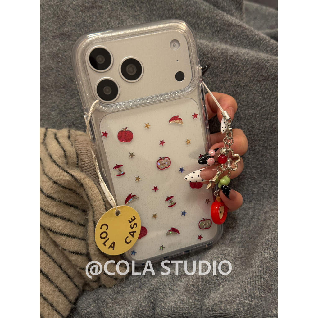 เคสโทรศัพท์ขอบโค้งมนสองชั้นฟอยล์สีทองใสGlitter SparkleสําหรับIPhone 17 Pro Max 16 Pro 15 14 Pro