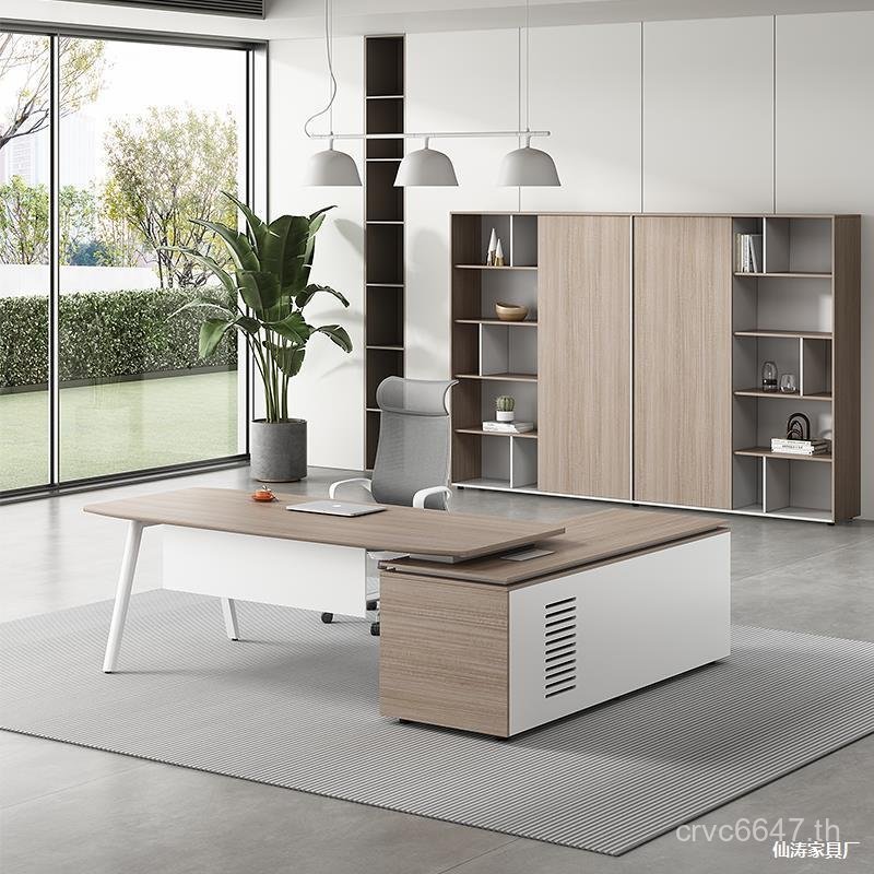 Shanghai Boss Class Table Office Manager ตารางสไตล์ใหม่โต๊ะเก้าอี้ตาราง Presidential ผสม Supervisor 