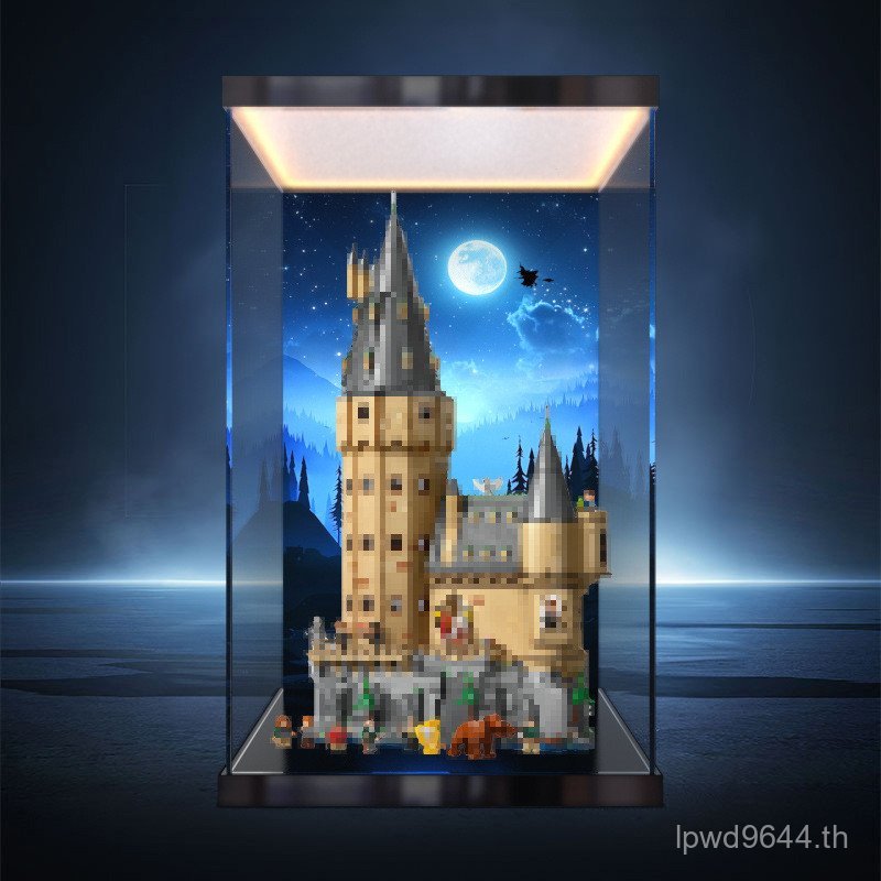 Fortress Harry Hole Building Block Model City เหมาะสําหรับ Potterworth Light Box Type Tarts Storage 
