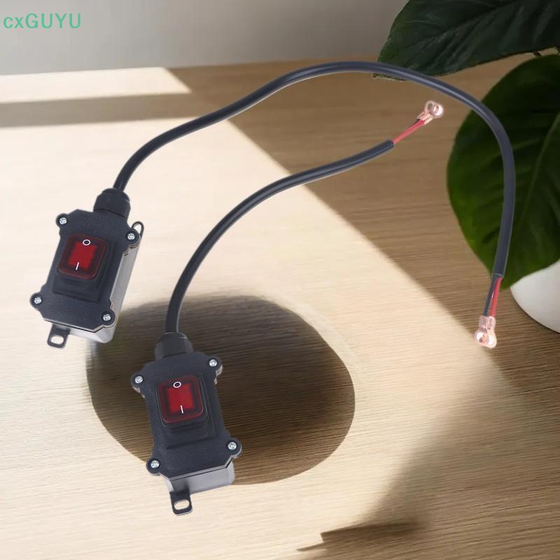 [cxGUYU] แบตเตอรี่พลังงานรถจักรยานยนต์ตัดการเชื่อมต่อ 12V/24V กันน้ําตัด Isolator Heavy Duty Kill PR