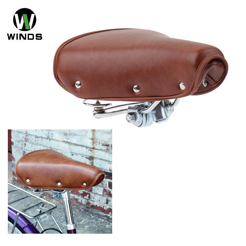 ODS Vintage Retro Bike Cycle Leather Seat Springfortable Seat OD