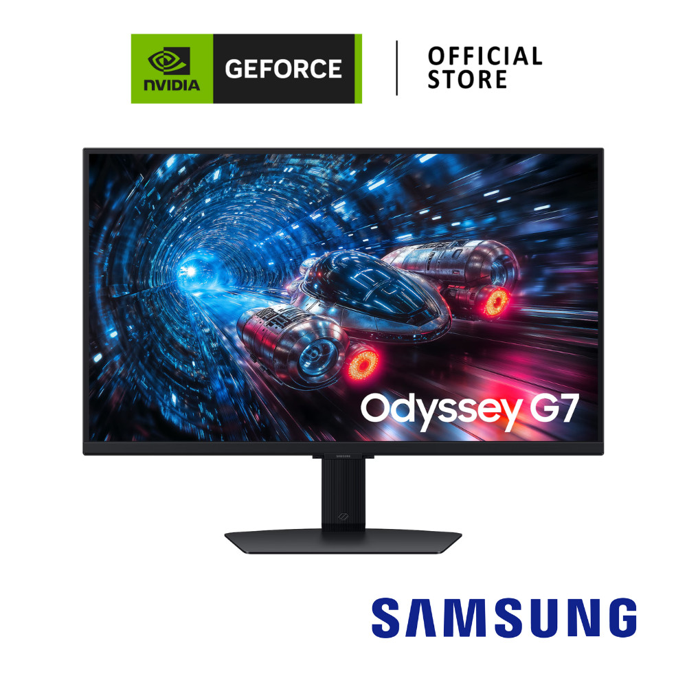 SAMSUNG Odyssey G7 G70F | 27" IPS (4K 180Hz / FHD 360Hz) 1ms GTG | Monitor จอมอนิเตอร์ (LS27FG702EEX