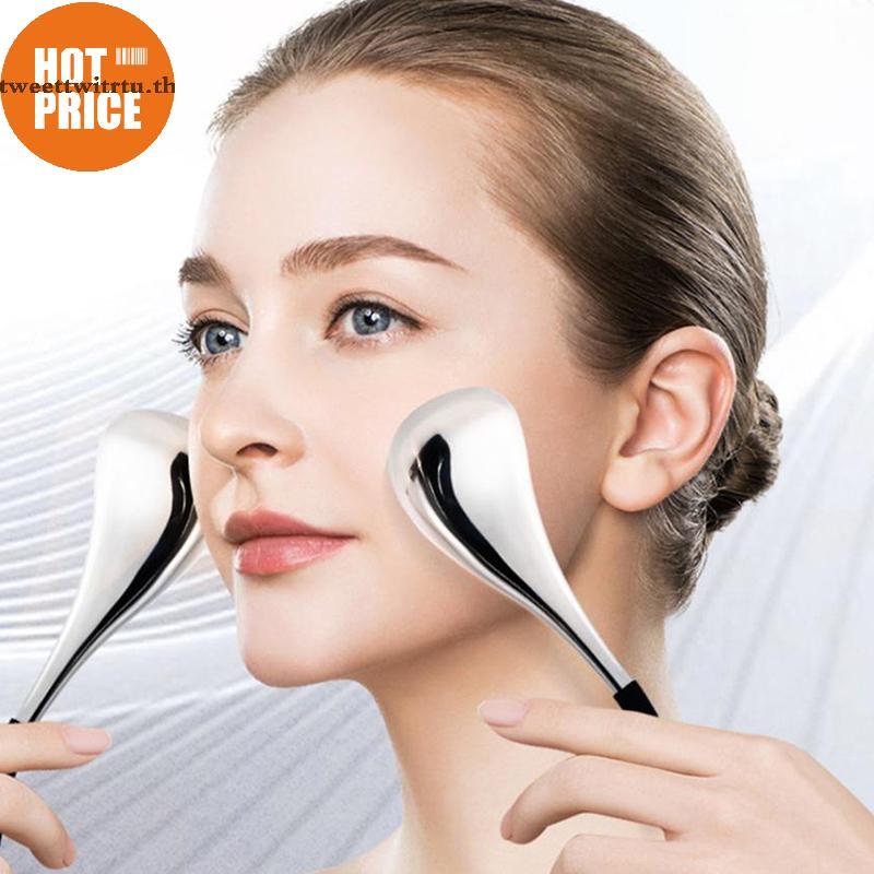 TRTU Ice Globes เครื่องมือดูแลผิวหน้าสําหรับใบหน้าและตาสแตนเลสความงาม Cryo Stis สําหรับผู้หญิง Cooli