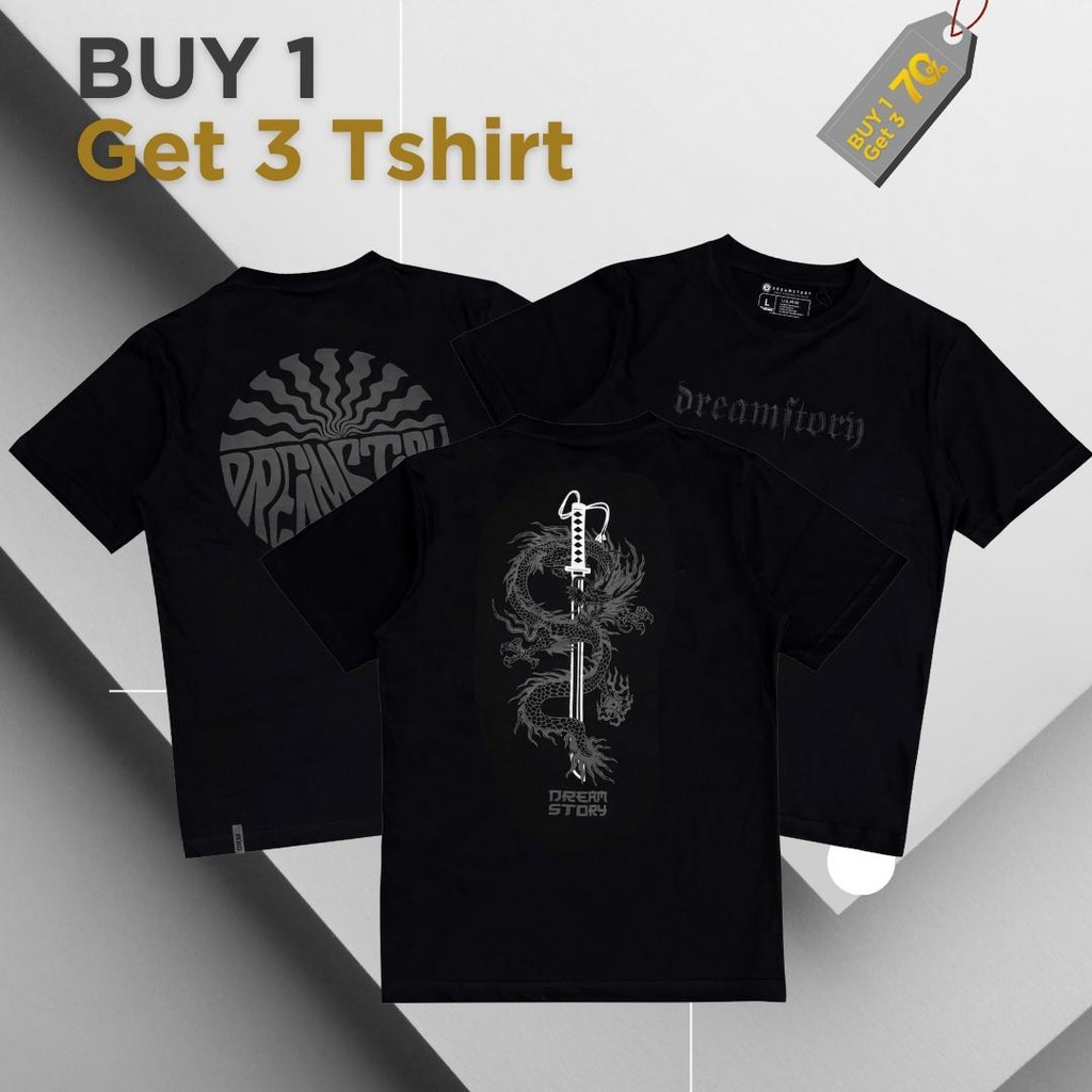 [HOT] Dream Story - ซื้อ 1 แถม 3 เสื้อยืด Regular Hyuga Olympic Pull Premium Shirt Tee เสื้อยืดต้นฉบ