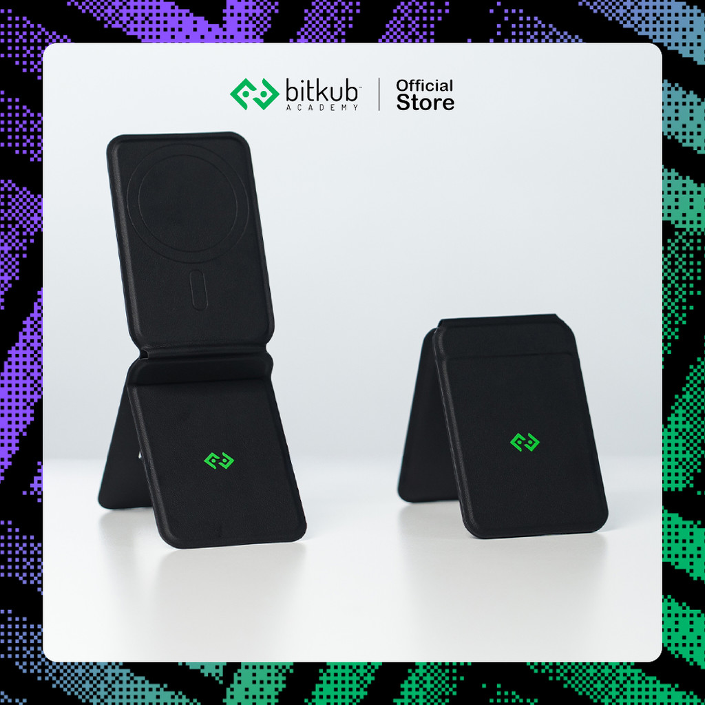 Bitkub Phone Stand Wallet With Magsafe