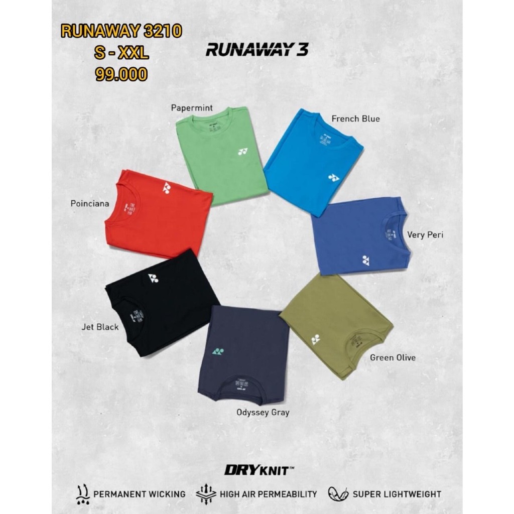 เสื้อแบดมินตัน YONEX RUNAWAY P601 3210 เสื้อกีฬา Yonex ของแท้ 100% YONEX