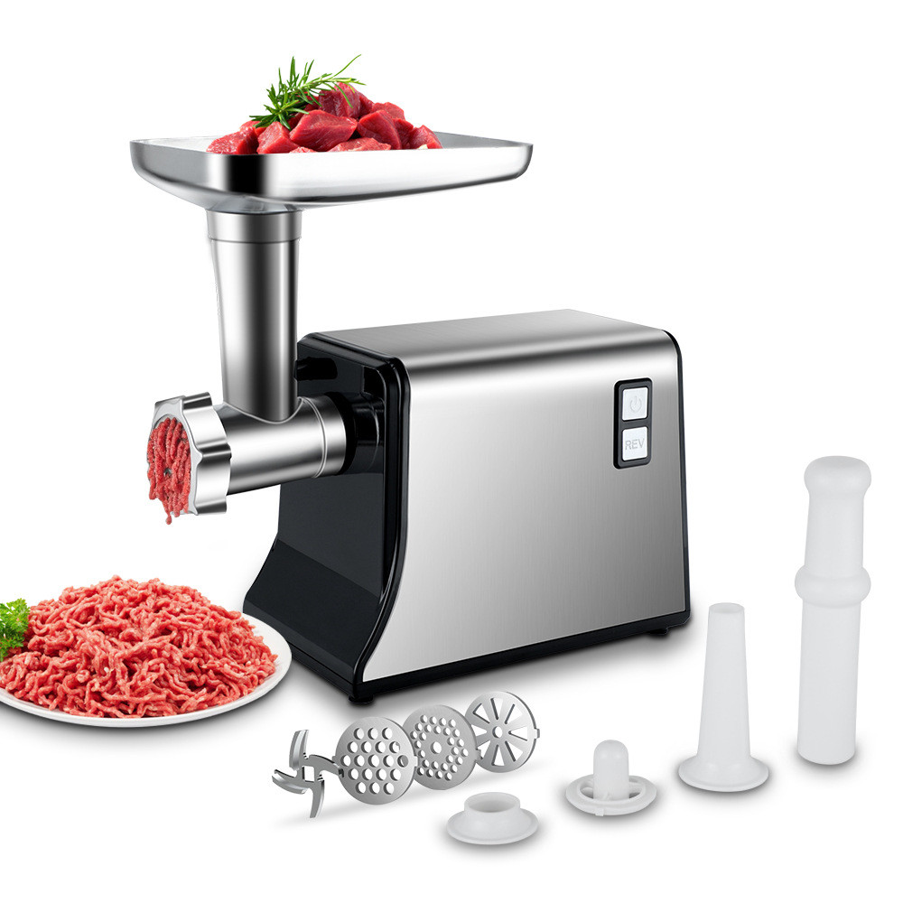 MEAT GRINDER สแตนเลสในครัวเรือนไฟฟ้า MEAT GRINDER ไส้กรอก Mincer ยุโรปมาตรฐาน American Standard