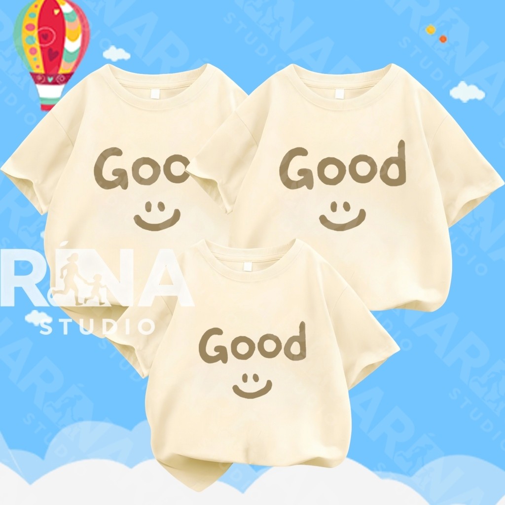 🔥พร้อมส่ง&COD🔥RINA STUDIO🔥 2025แบบใหม่ ทีชิร์ตผ้า cotton เอวกลม ชุดพ่อแม่ลูก ชุดครอบครัว ชุดแม่ลูก#2 - รูปที่ 7