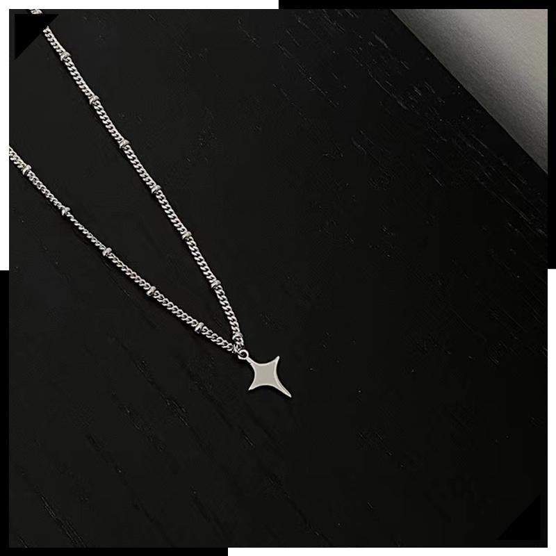 【 Ady】สร้อยคอโช้คเกอร์สไตล์อินเทรนด์แบบเรียบง่ายสร้อยคอจี้คอสายโซ่สำหรับผู้หญิงผู้ชายเครื่องประดับแฟ