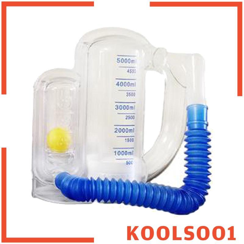 [Koolsoo1] 2020 ใหม่ Breathing Trainer 5000 Volumetric ความจุการออกกําลังกายเมตร Spirometry Trainer 