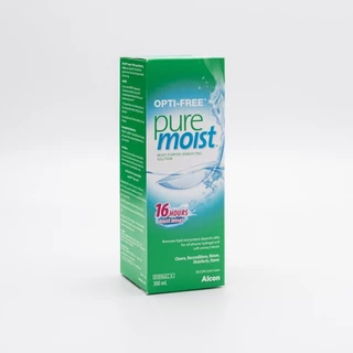 Opti Free Pure Moist 300ml น้ำยาแช่คอนแทคเลนส์ Optifree อ๊อพติฟรี เพียวมอยส์ Alcon 300ml. ของแถมมีจำหน่วยจำกัด