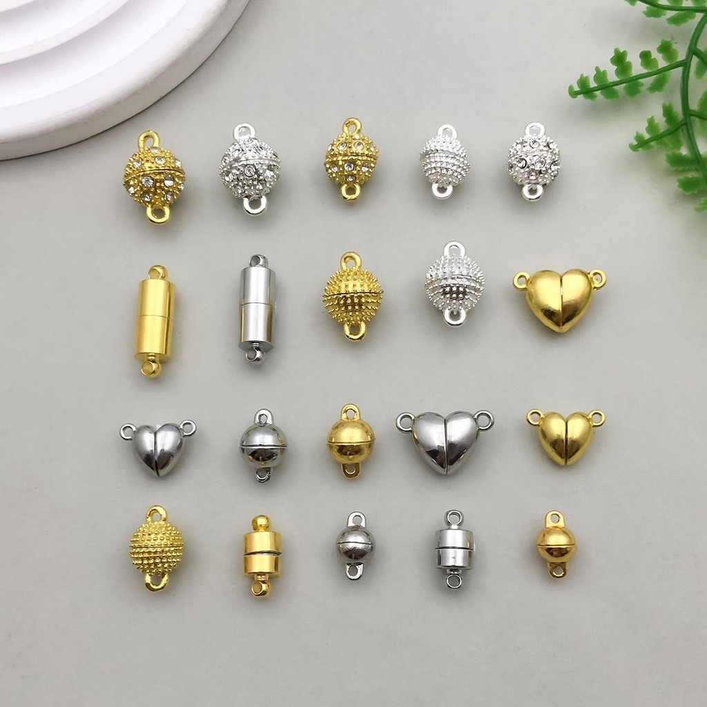 DIY สร้อยคอกับสร้อยข้อมือโลหะผสม พร้อมแม่เหล็ก โมเดล TXT013001