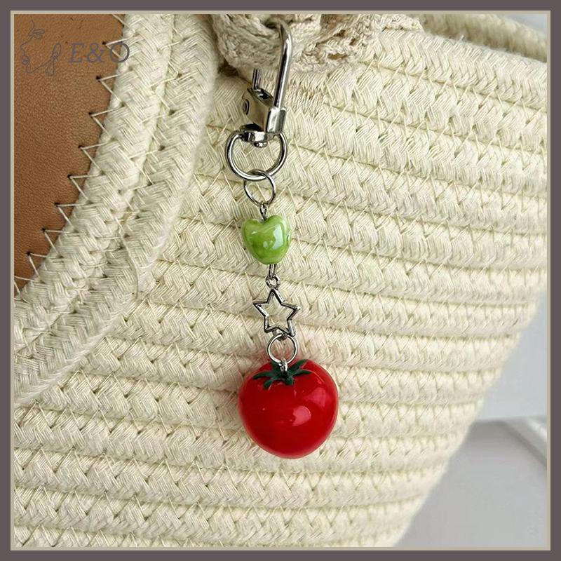 Maoxius Tomato Star Phone Chain Lanyard พวงกุญแจสําหรับผู้หญิงวันเกิด VN