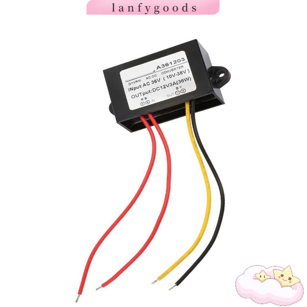 LANFYGOODS AC DC Power Supply Converter, 3A Output AC36V to DC12V Power Supply Module, Stable Output