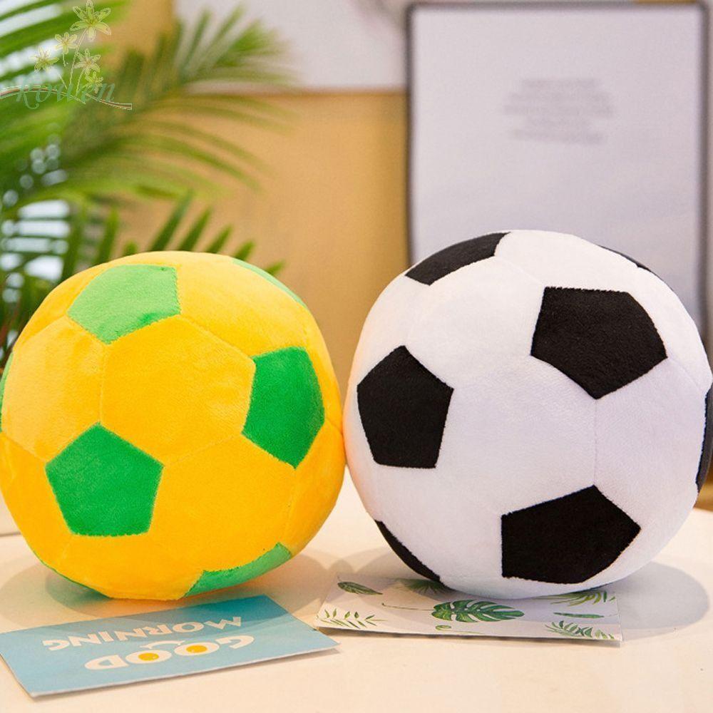KOWEN จําลองลูกบอลตุ๊กตา หมอนนุ่มตกแต่งห้อง ของขวัญวันเกิด Creative ฟุตบอล Plush