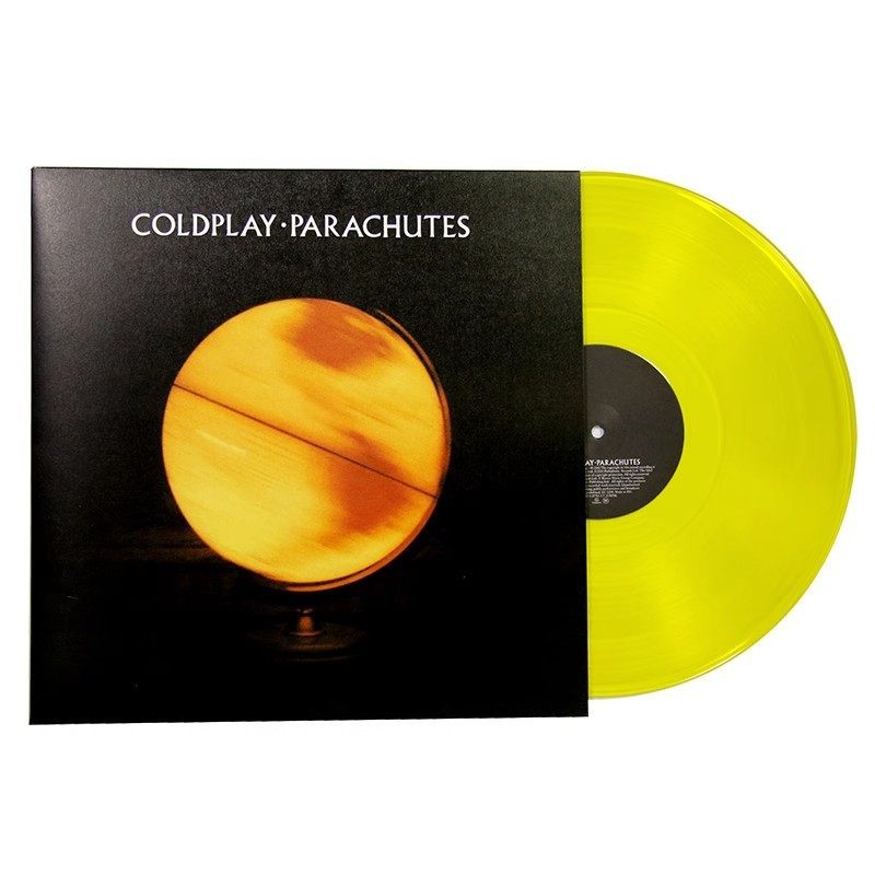Coldplay Coldplay PARACHUES ร่มชูชีพสีเหลือง LP แผ่นเสียงไวนิล