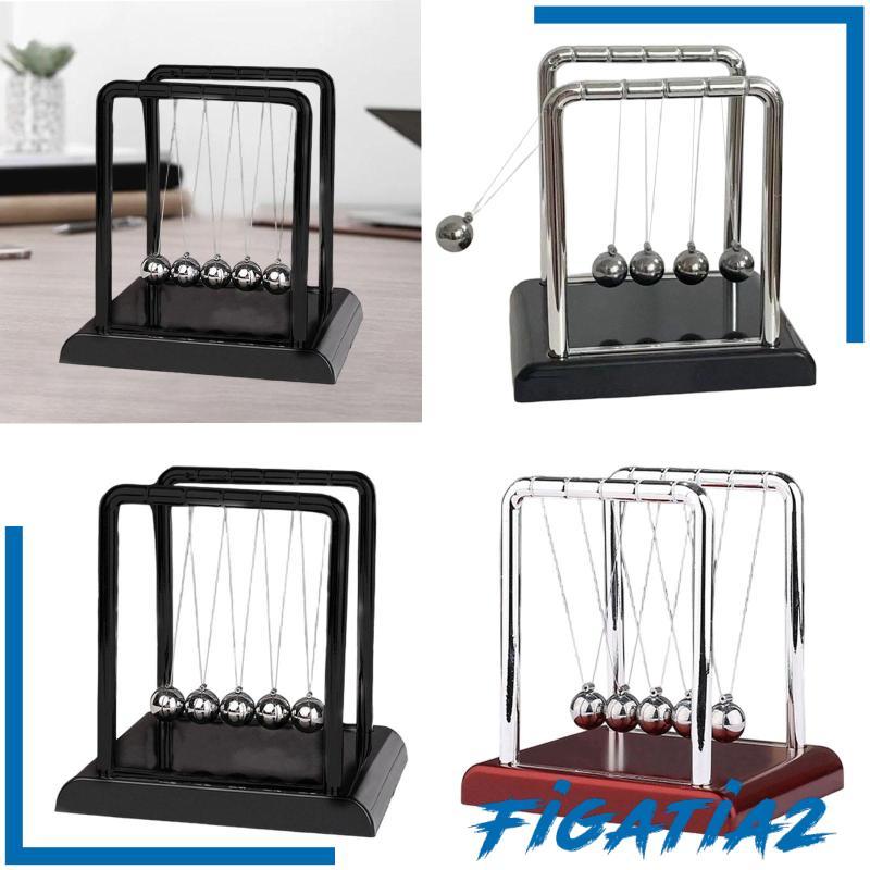[Figatia2] Newton Cradle Pendulum Balls แกว่งของเล่นเพื่อการศึกษาสําหรับเด็กสําหรับเดสก์ท็อป