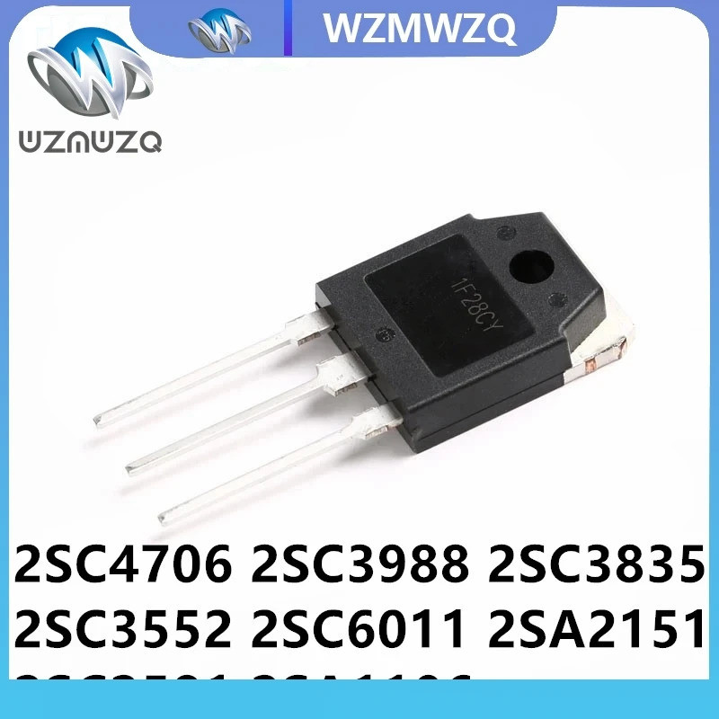 5pcs 2SC4706 TO-3P C4706 TO3P 2SC3988 C3988 2SC3835 C3835 2SC3552 2SC6011 C6011 2SA2151 A2151 A2151 