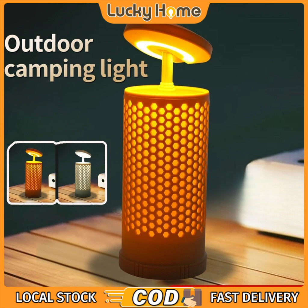 【COD】ไฟฉายพกพาCMMPING LIGHT สว่างจ้า+ยืดได้+4 โหมด ✨ ชาร์จType-C ใช้ได้ทั้งตั้งแคมป์-เดินป่า ไฟแคมป์ปิ้ง