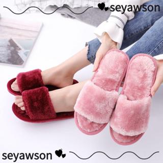 เซย์สัน รองเท้าแตะฤดูหนาว,รองเท้าแตะบ้านลื่นสบายๆ,แฟชั่นระบา…
