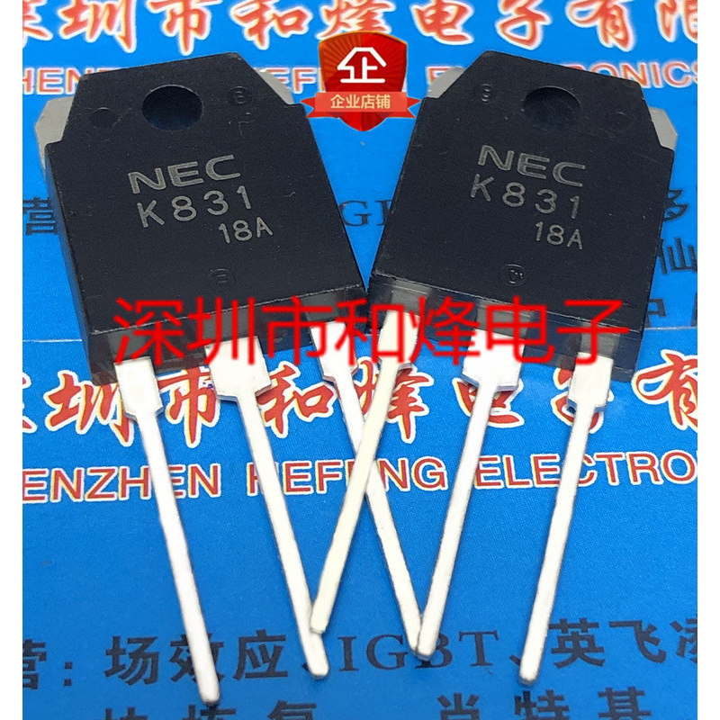((ราคาเดียว) K831 2SK831 TO-3P 500V 18A