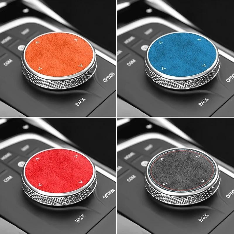 ทําจาก Alcantara สําหรับ BMW 4er G22 G23 Z4 G29 X3 G01 รถคอนโซลแผงปุ่มป้องกันสติกเกอร์ Trim ภายในปรั