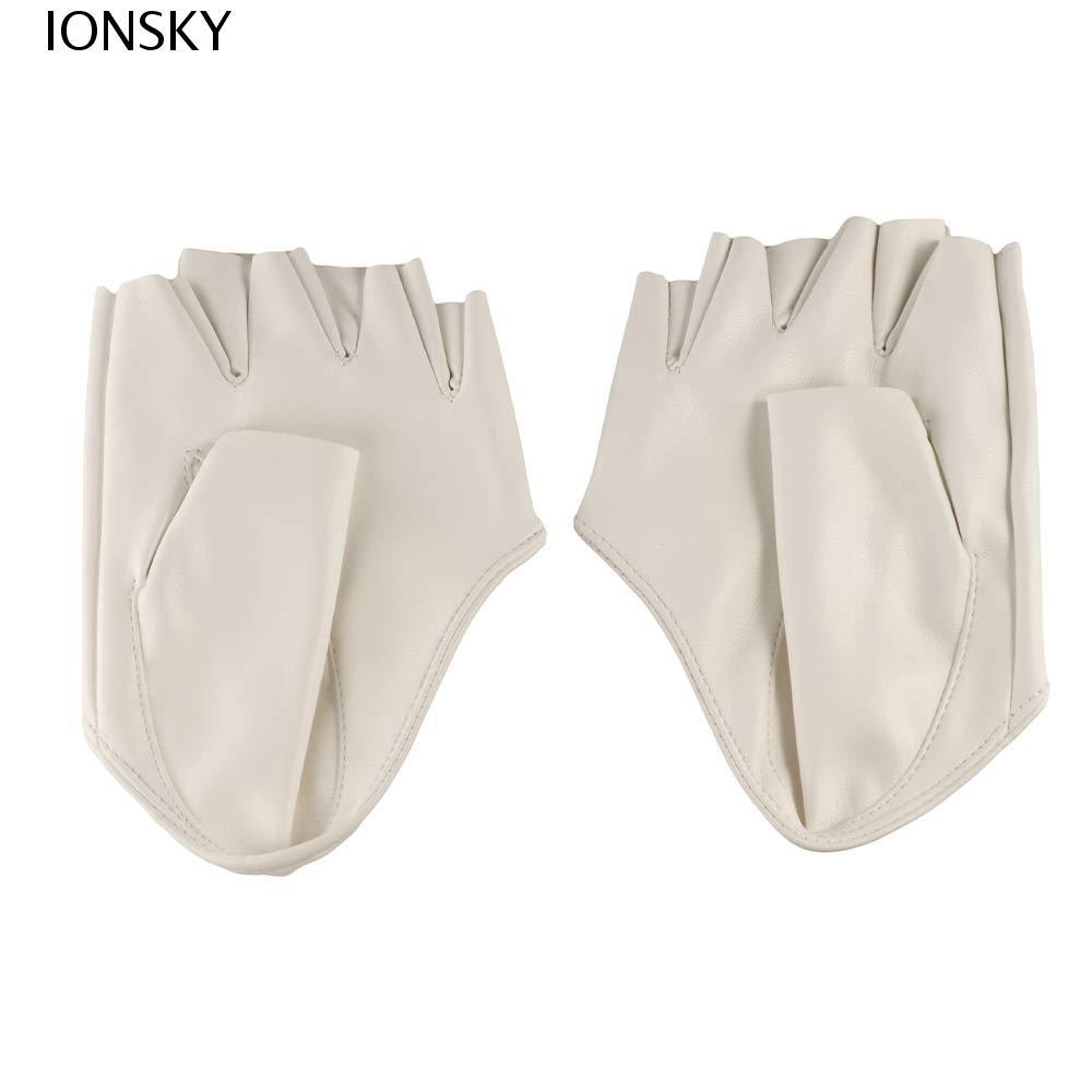 IONSKY ถุงมือไร้นิ้วสำหรับ Pole Dance