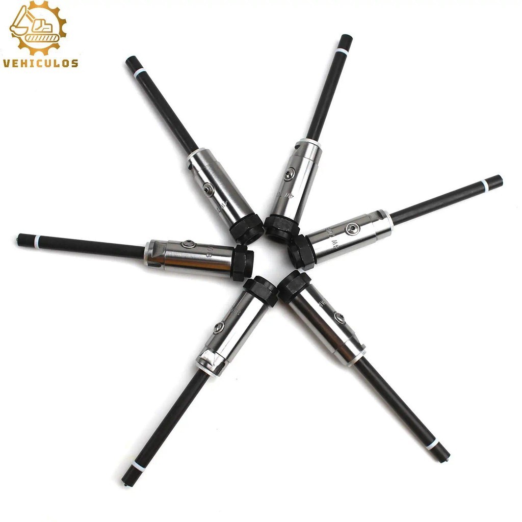 3406B 4W7018 VEHICULOS 6PCS ดีเซลดินสอหัวฉีดน้ํามันเชื้อเพลิงหัวฉีดสําหรับแมวการใช้ระบบการใช้หัวฉีดช
