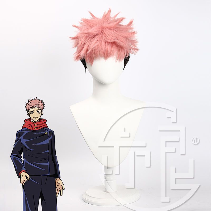 【พร้อมส่ง】jujutsu Kaisen Cosplay Wig Anime Gojo Satoru Sukuna Itadori Yuji Figure มังงะ วิกผมคอสเพลย