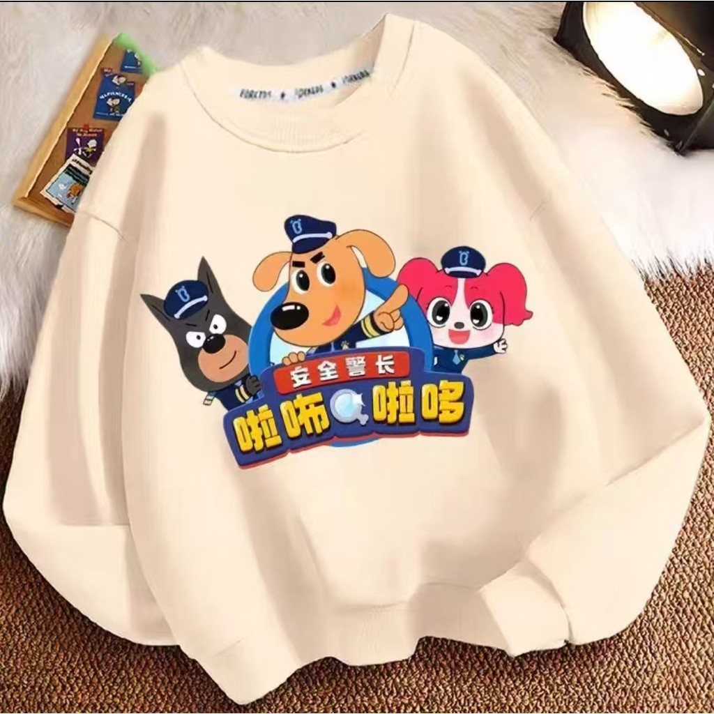 COD (Ho Chi Minh)DREAMY BABYเสื้อสเวตเตอร์แฟชั่นทรงหลวมสําหรับเด็กผู้ชายเหมาะสําหรับขนาด 110-160,จัด