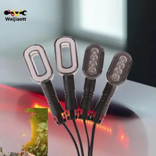 [Wjt] 2PCS ไฟเลี้ยวจักรยานแตรไฟท้าย 36 V/48 V/60 V/72 V จักร…