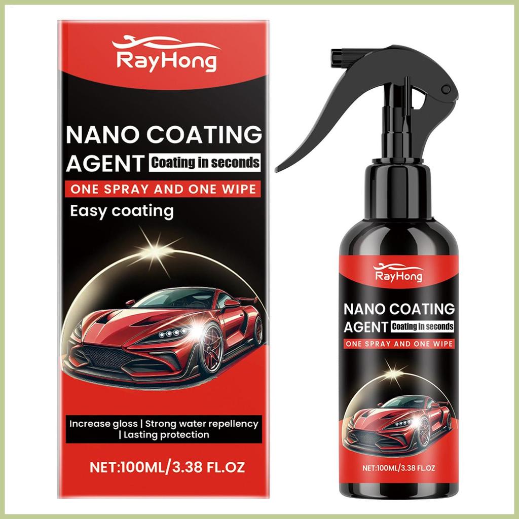 สเปรย์เคลือบรถ 100ml Hydrophobic Care Paint Care Agent สําหรับ Care ทําความสะอาดการบํารุงรักษาในร่มก