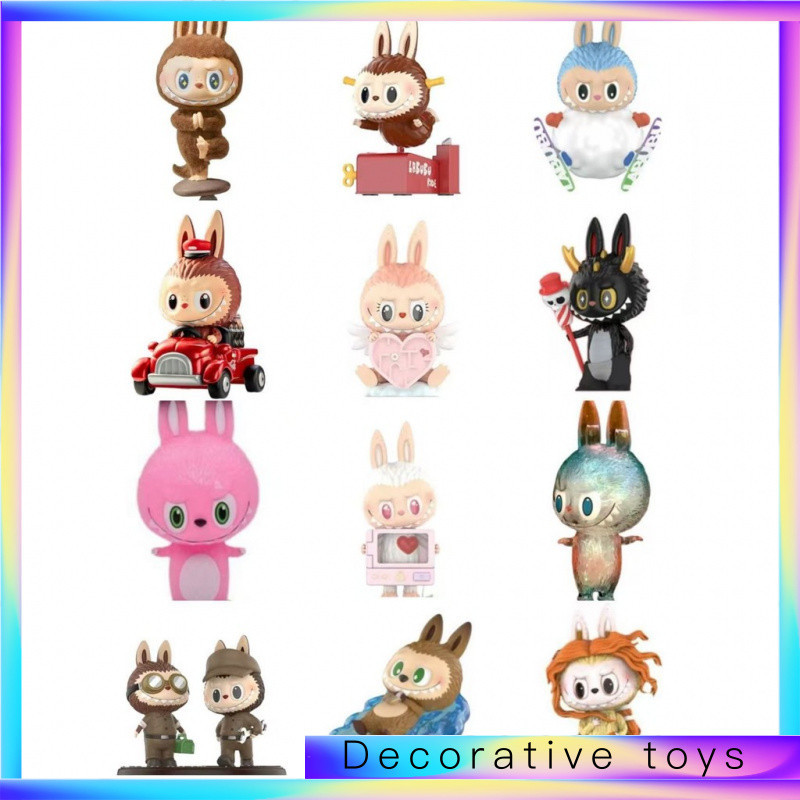 POPMART THE MONSTERS labubu Series เตาอบไมโครเวฟ Secretly Happy Repairer&-&&