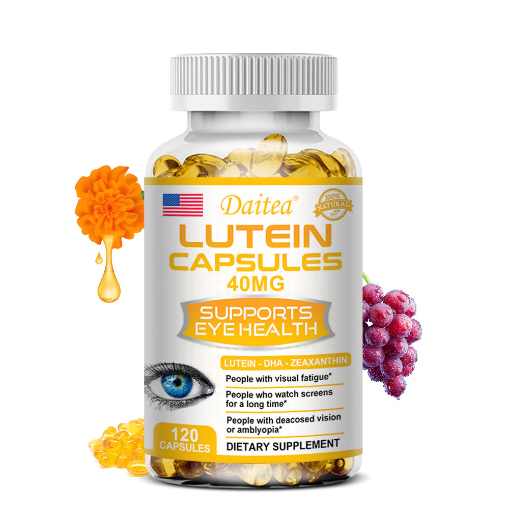 Daieta Lutein Capsules สารสกัดวิตามิน ช่วยปกป้องและรักษาการมองเห็นเพื่อสุขภาพสําหรับผู้ใหญ่