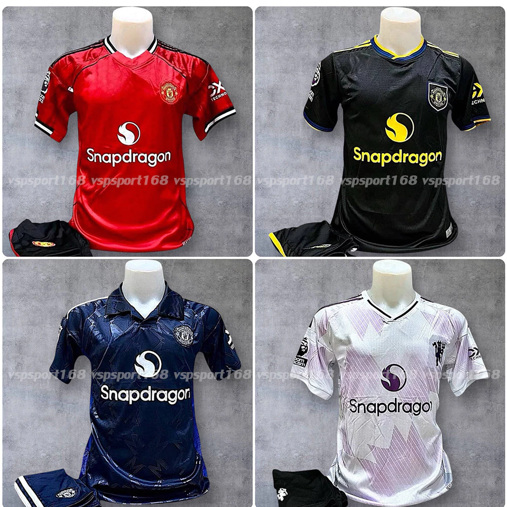 ชุดฟุตบอล ผู้ชายMU ฤดูกาลใหม่ล่าสุด 2025 มีไซส์ MถึงXL มีเสื้อพร้อมกางเกง