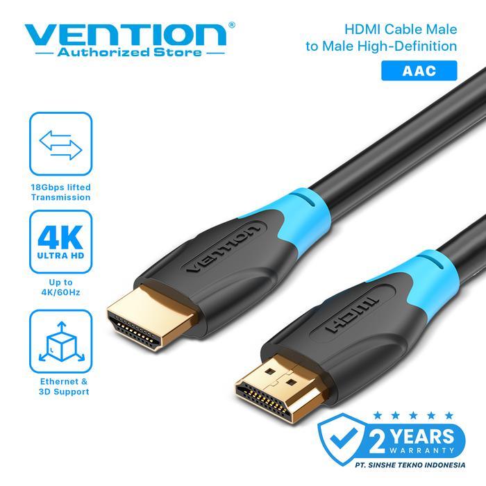 Vention [AACBE 0.75M] สาย HDMI 3D v2.0 4K UHD คุณภาพสูง - AAC 0.3M