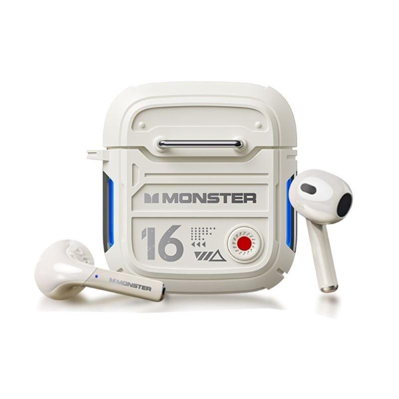 MONSTER หูฟังไร้สาย รุ่น AIRMARS XKT16 สีงาช้าง