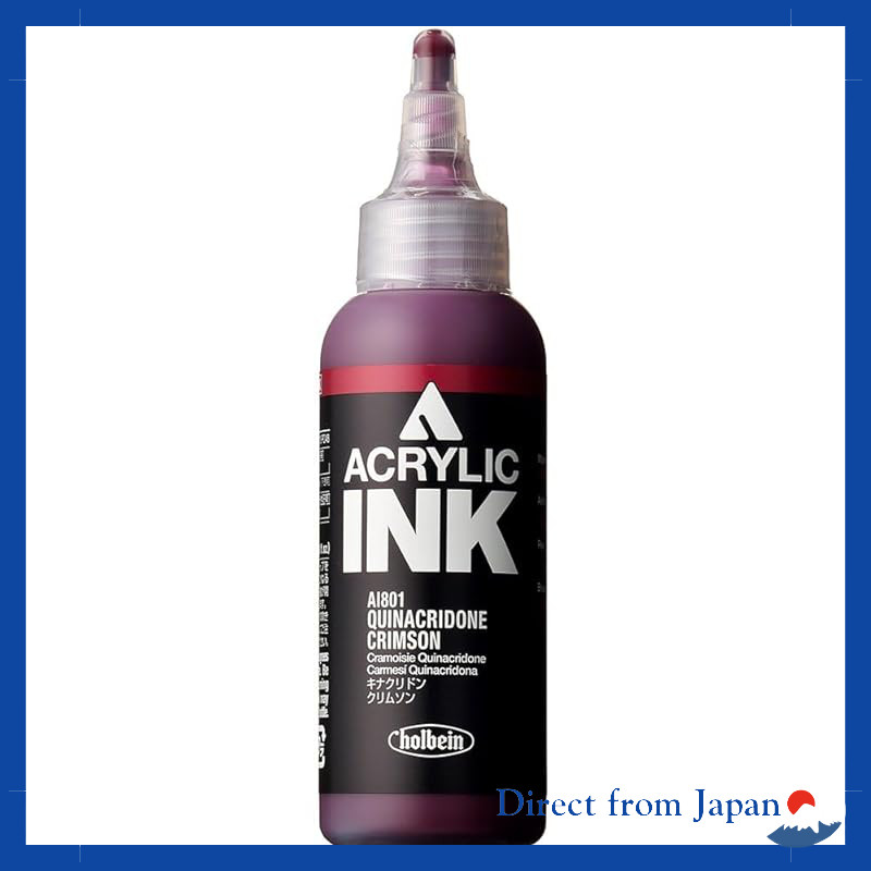 Holbein Acrylic Ink AI814 100ml Pyrrole Red  
Holbein Acrylic Ink AI802 100ml Quinacridone Red  
Hol