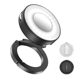 Ulanzi ML05 ไฟ LED ไฟเซลฟี่ ไฟไลฟ์สด แม่เหล็ก ปรับแสง 3 โหมด มีกระจกในตัว ไฟพกพา ไฟถ่ายรูปติดมือถือ