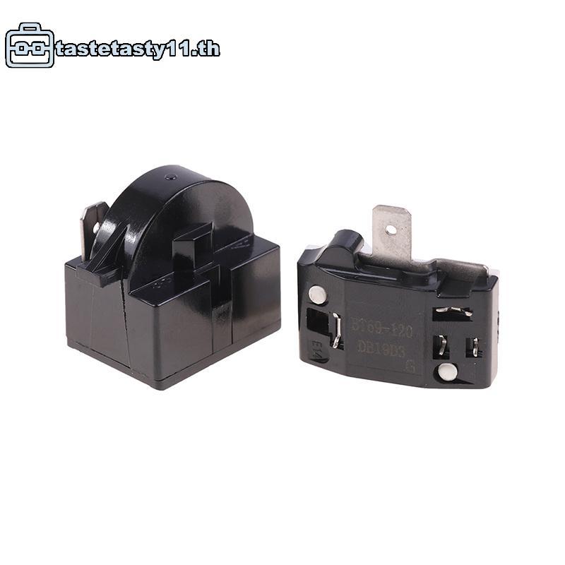 TA 2PCS QP2-4.7 PTC Starter รีเลย์ 1 พินตู้เย็นรีเลย์และ 6750C-0005P ตู้เย็น Overload Protector TH