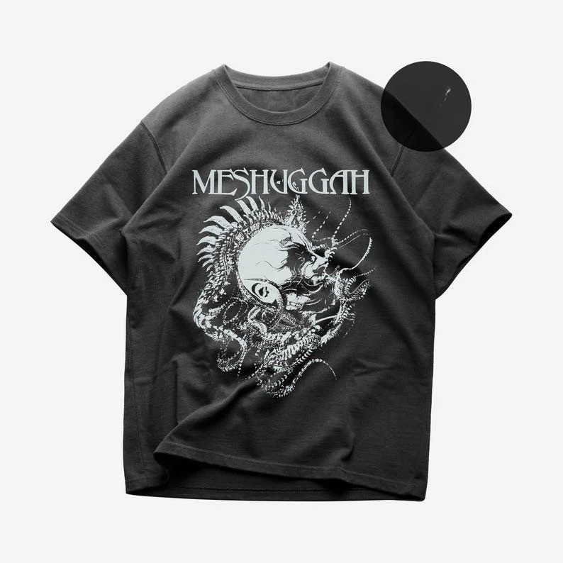 เสื้อยืด Meshuggah เสื้อเพลงเมทัลมิวสิค เสื้อ Bleed Obzen Album เสื้อ Koloss Album สินค้าของ Meshugg