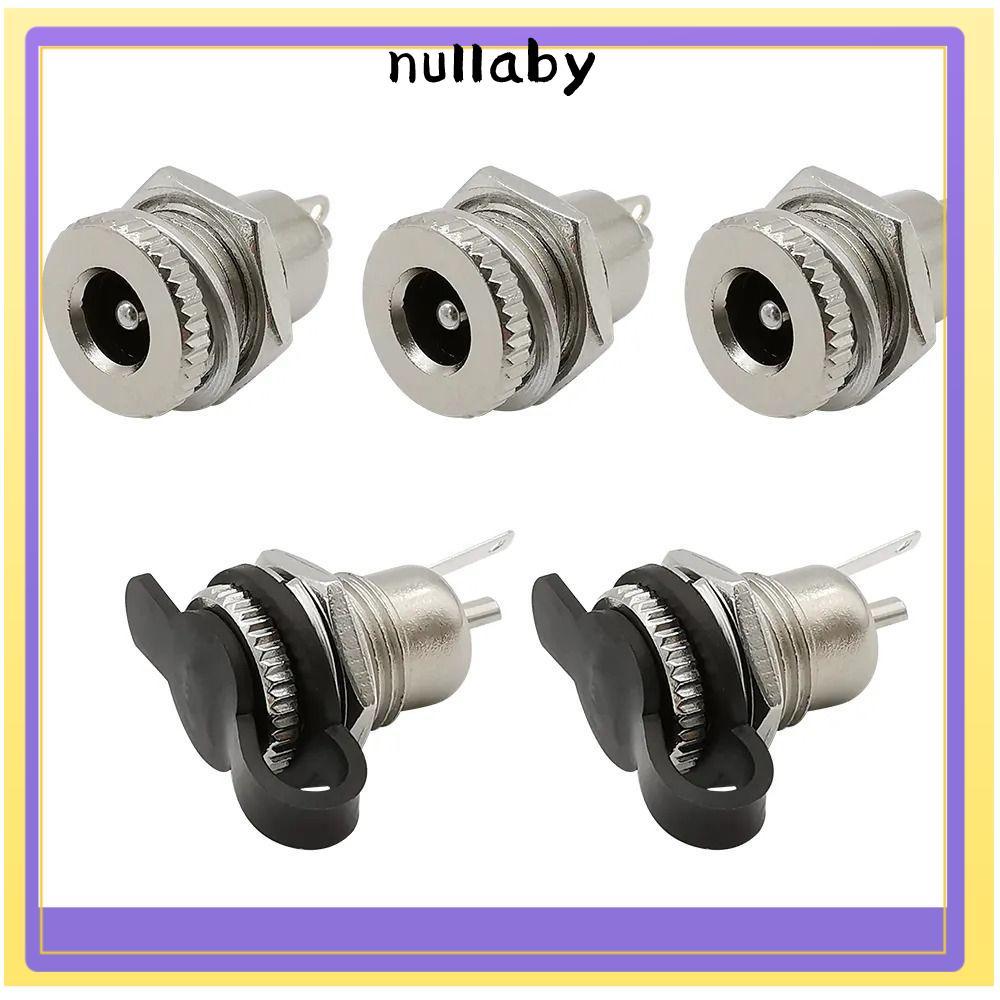 NULLABY อะแดปเตอร์แจ็ค DC, โลหะ 5.5 x 2.1 มม. DC Power ซ็อกเก็ตหญิงแจ็ค, DC-099 ทนทานคุณภาพสูง DC-09
