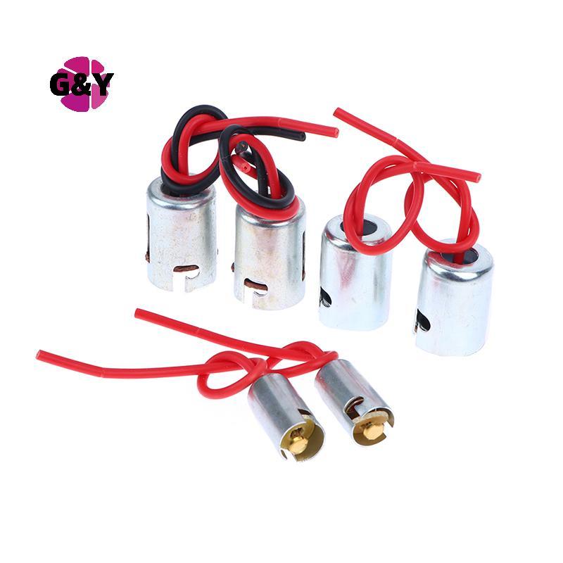 G & Y 2 ชิ้น BA15S BA15D BA9S T9 ไฟเบรครถไฟเลี้ยวผู้ถือหลอดไฟ Soet ไฟหน้าฮาโลเจน Pigtail Connector ผ